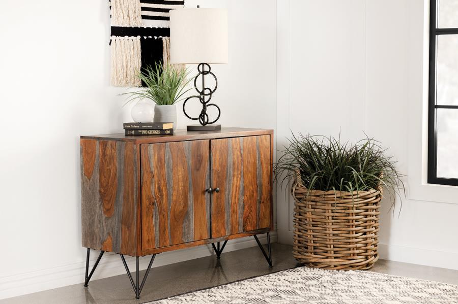 Coaster 959615 Foundry select bezout mathis sheeham natural finish wood buffet server sideboard cabinet