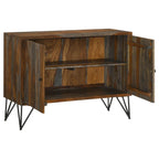 Coaster 959615 Foundry select bezout mathis sheeham natural finish wood buffet server sideboard cabinet