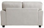 Homelegance Bradford Sand Chenille Sofa and Love Seat Set with Set-Back Arms – 9648SN-2PC