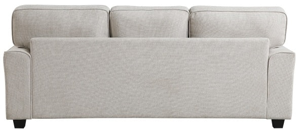 Homelegance Bradford Sand Chenille Sofa and Love Seat Set with Set-Back Arms – 9648SN-2PC