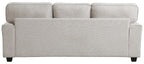 Homelegance Bradford Sand Chenille Sofa and Love Seat Set with Set-Back Arms – 9648SN-2PC