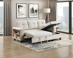 Homelegance Morian Beige Boucle Sectional Sofa Reversible Storage Chaise – 9705BE-32AVC