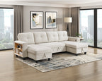 Homelegance Morian Beige Boucle Double Chaise Sectional Sofa – 9705BE-42AVC