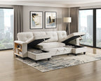 Homelegance Morian Beige Boucle Double Chaise Sectional Sofa – 9705BE-42AVC