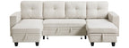 Homelegance Morian Beige Boucle Double Chaise Sectional Sofa – 9705BE-42AVC