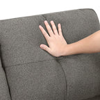 Homelegance 9705DB-42AVC 3 pc Morian dark brown boucle fabric double chaise sectional sofa storage chaises storage arms and pop up sleep area