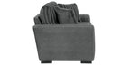Homelegance 9720DG-SL 2 pc Holleman dark gray textured fabric sofa and love seat set