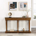 Acme 97251 Garrison oak finish wood 72" wide console entry sofa table