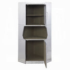 Acme 97710 Brancaster aluminum riveted finish wine cabinet