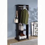 97793 Gracie oaks kolen espresso finish wood mud room entry boot bench coat tree rack