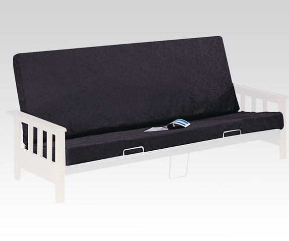 Acme Alfonso Black 6" Thick Full Size Futon Mattress Pad – 2802