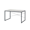 Acme 92915 Mercer 41 micah jurgen antique white and black finish wood metal frame desk