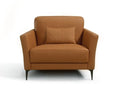 Acme LV00945 Skyline decor tussio Mi Place modern saddle color top grain leather accent chair