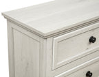 Claribelle 4-Piece Warm Off White Queen Bedroom Set with Footboard Drawers – B1820