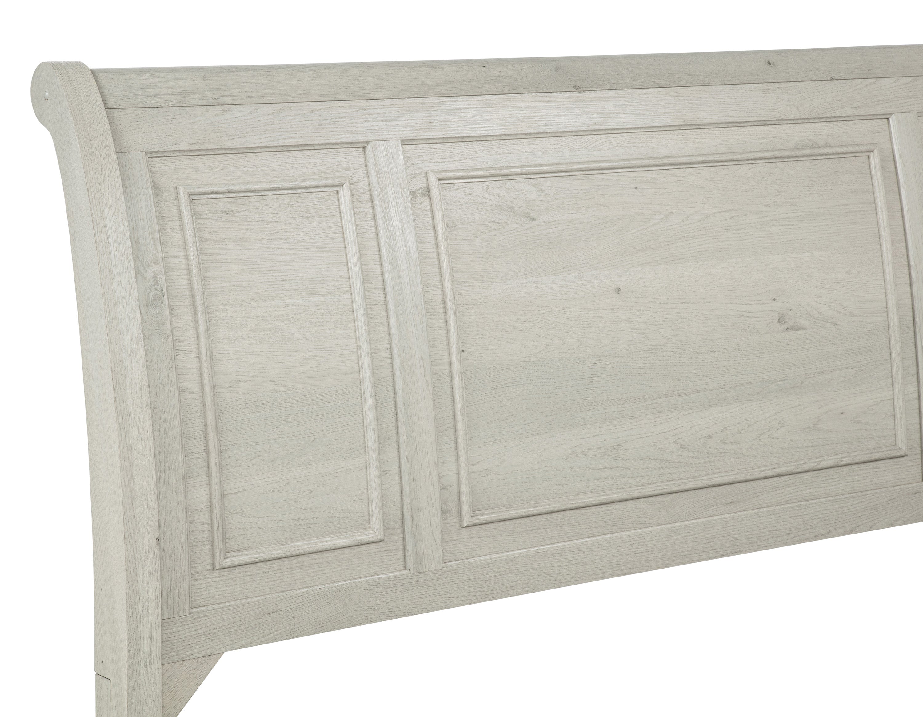 B1820 4 pc Claribelle warm off white finish wood queen bedroom set with footboard drawers