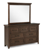 Beckett 4-Piece Rustic Brown Wood Poster Queen Bedroom Set with Footboard Bench – B1950