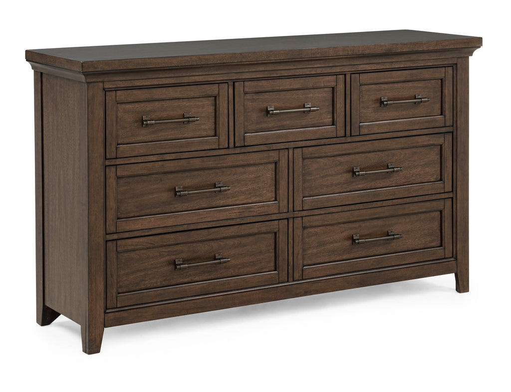 Beckett 4-Piece Rustic Brown Wood Poster Queen Bedroom Set with Footboard Bench – B1950
