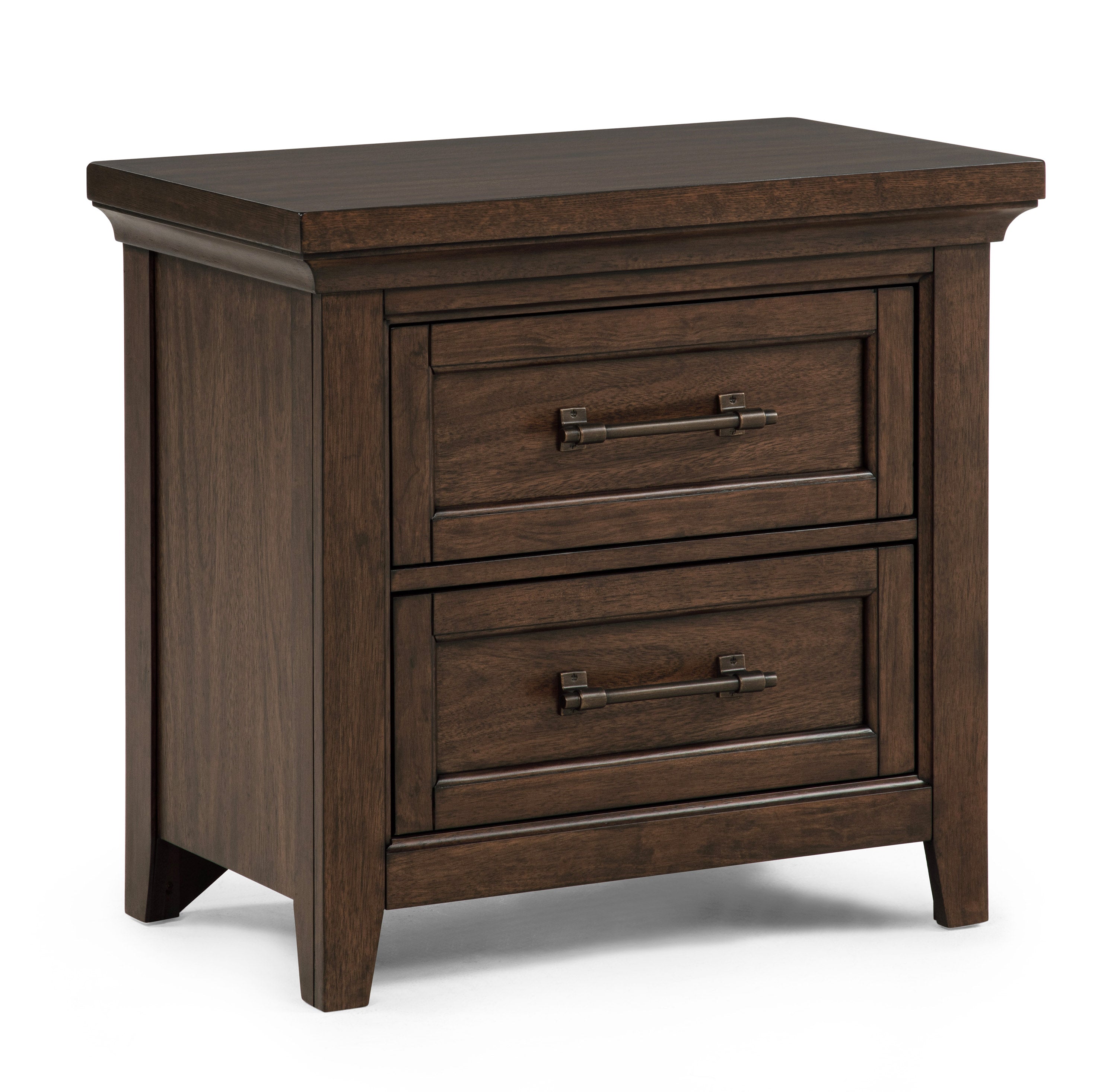 B1950 4 pc Beckett rustic brown finish wood poster queen bedroom set footboard bench
