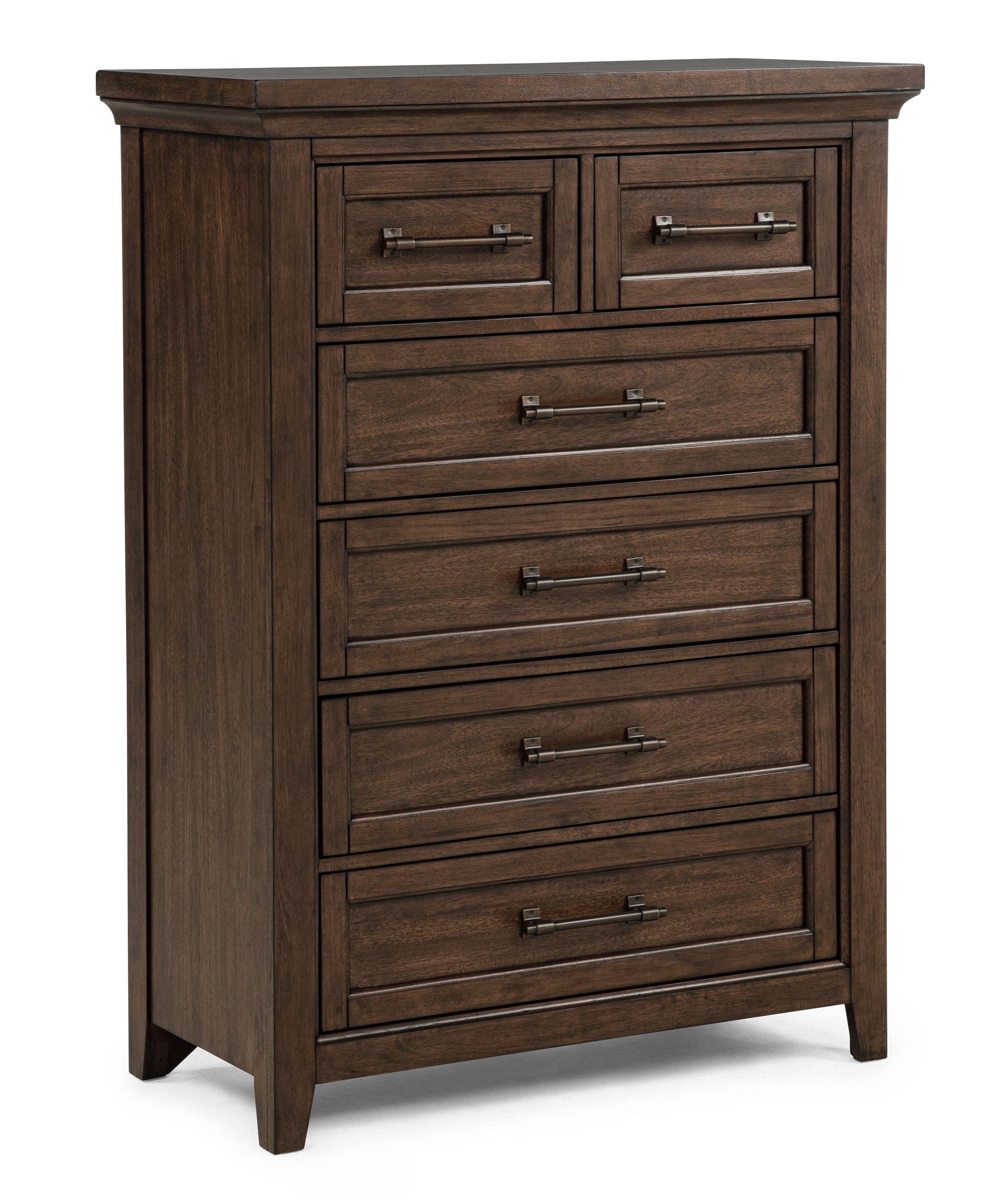 Beckett 4-Piece Rustic Brown Wood Poster Queen Bedroom Set with Footboard Bench – B1950