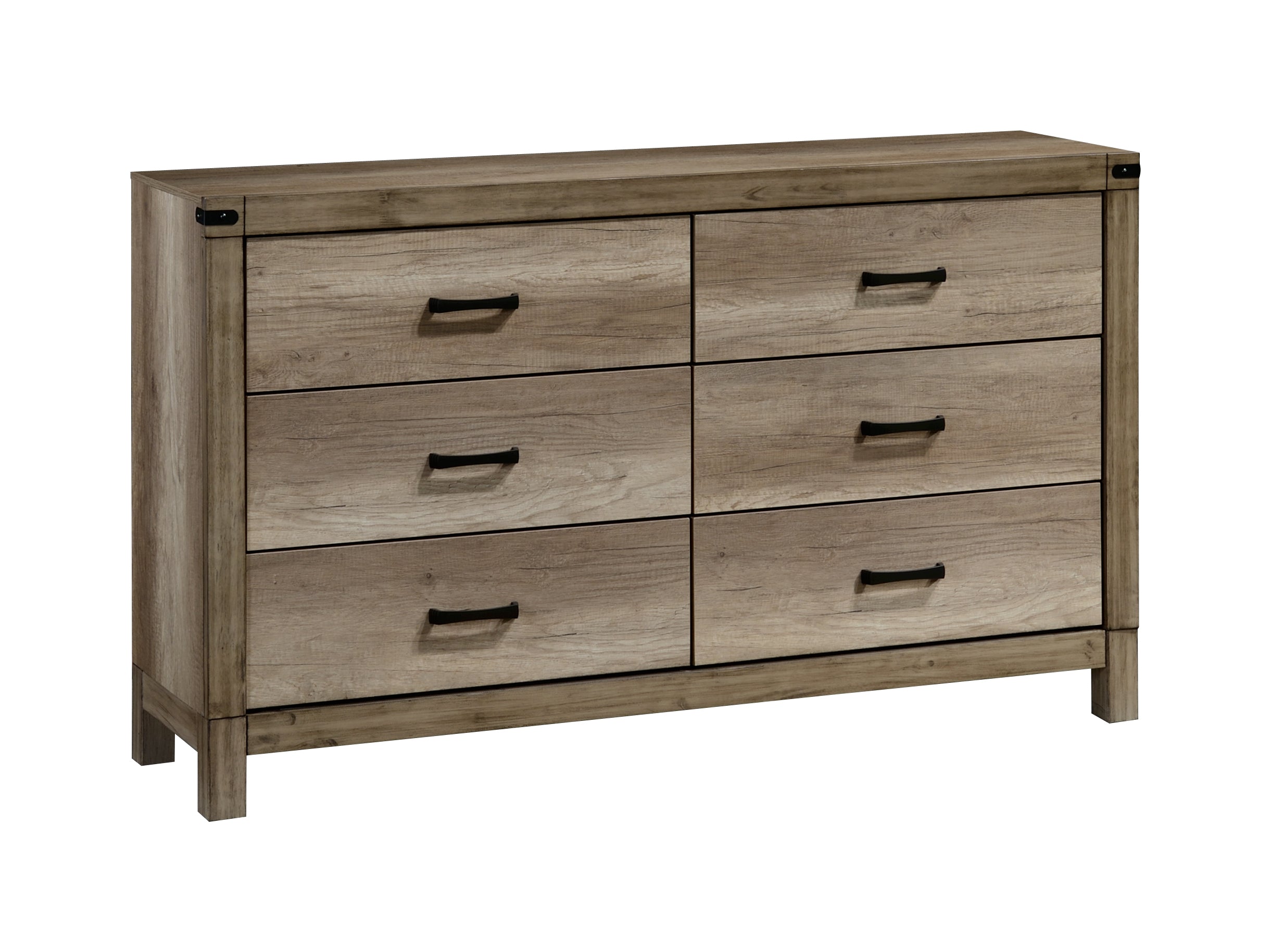 Matteo 4-Piece Weathered Grey Wood Panel Grain Queen Bedroom Set – B3202