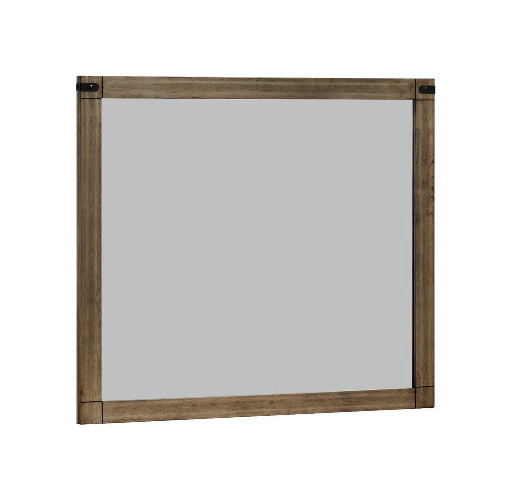 Matteo 4-Piece Weathered Grey Wood Panel Grain Queen Bedroom Set – B3202