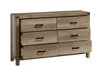 Matteo 4-Piece Weathered Grey Wood Panel Grain Queen Bedroom Set – B3202