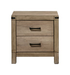 Matteo 4-Piece Weathered Grey Wood Panel Grain Queen Bedroom Set – B3202