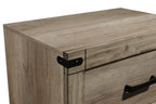 Matteo 4-Piece Weathered Grey Wood Panel Grain Queen Bedroom Set – B3202