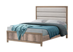 Matteo 4-Piece Weathered Grey Wood Panel Grain Queen Bedroom Set – B3202