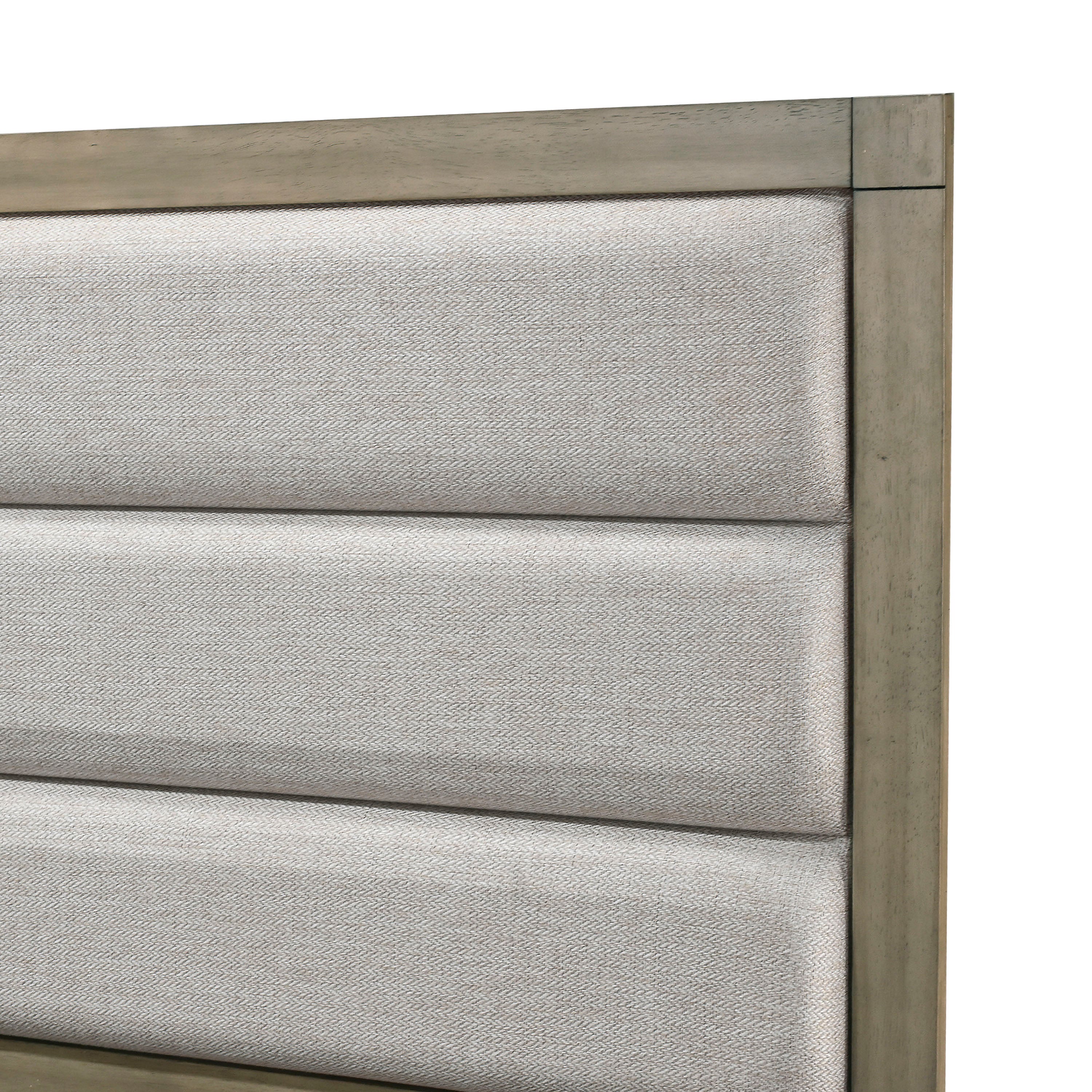 B3202 4 pc Matteo weathered grey finish wood panel look wood grain queen bedroom set
