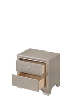 B4300 4 pc Lyssa champagne wood finish wood queen LED bedroom set