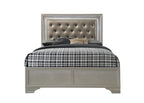 B4300 4 pc Lyssa champagne wood finish wood queen LED bedroom set