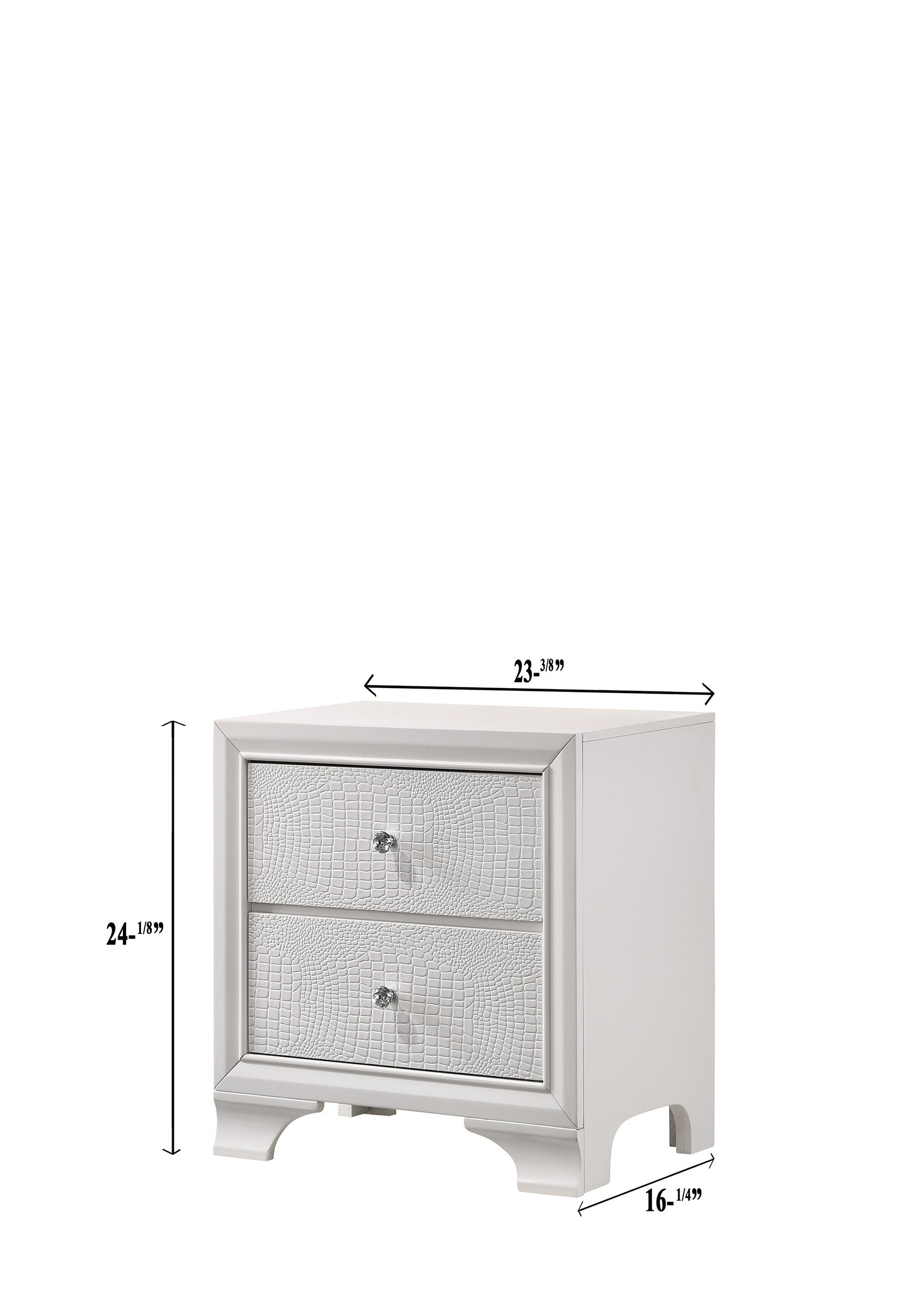 Lyssa 4-Piece Frost Wood Oat Fabric Headboard LED Queen Bedroom Set – B4312