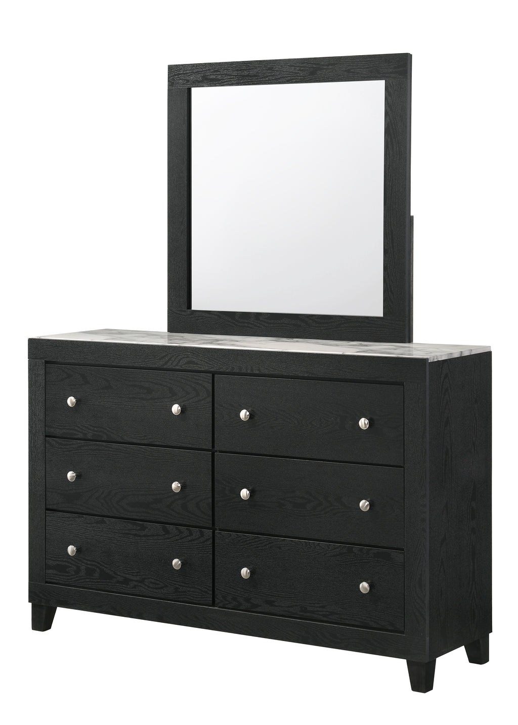 B4510 4 pc Red barrell studio cadence black finish wood storage headboard with lights queen bedroom set