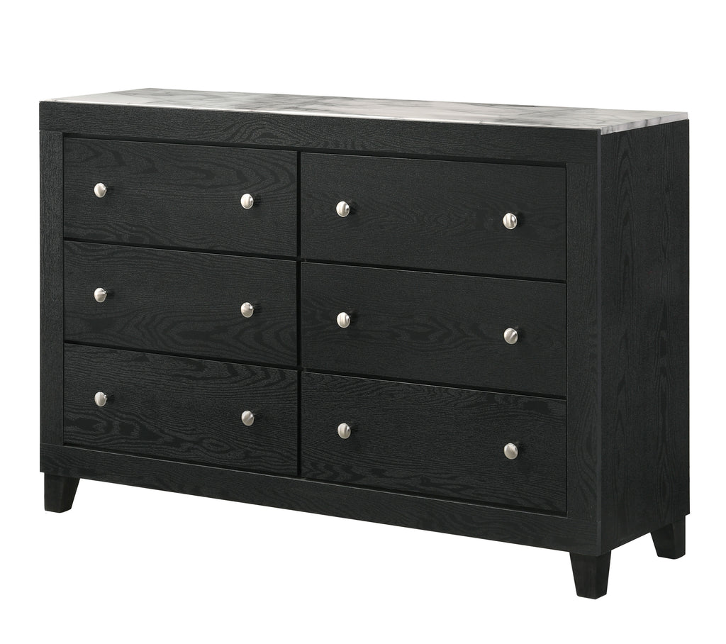 B4510 4 pc Red barrell studio cadence black finish wood storage headboard with lights queen bedroom set