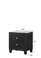 B4510 4 pc Red barrell studio cadence black finish wood storage headboard with lights queen bedroom set