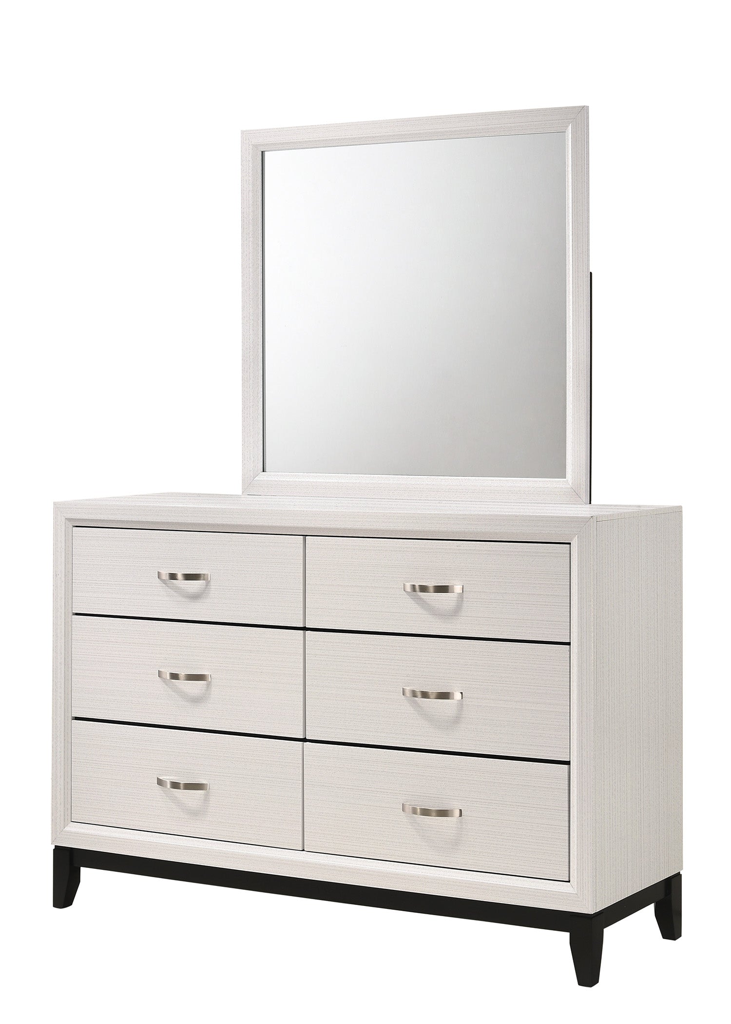 B4610 4 pc A & J Homes studio Akerson philip chalk panel look wood grain queen bedroom set