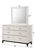 B4610 4 pc A & J Homes studio Akerson philip chalk panel look wood grain queen bedroom set