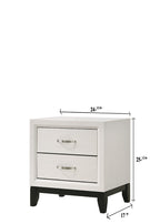 B4610 4 pc A & J Homes studio Akerson philip chalk panel look wood grain queen bedroom set
