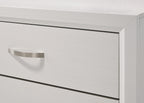 B4610 4 pc A & J Homes studio Akerson philip chalk panel look wood grain queen bedroom set