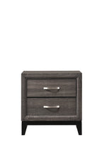 B4620 4 pc Akerson gray panel look wood grain queen bedroom set