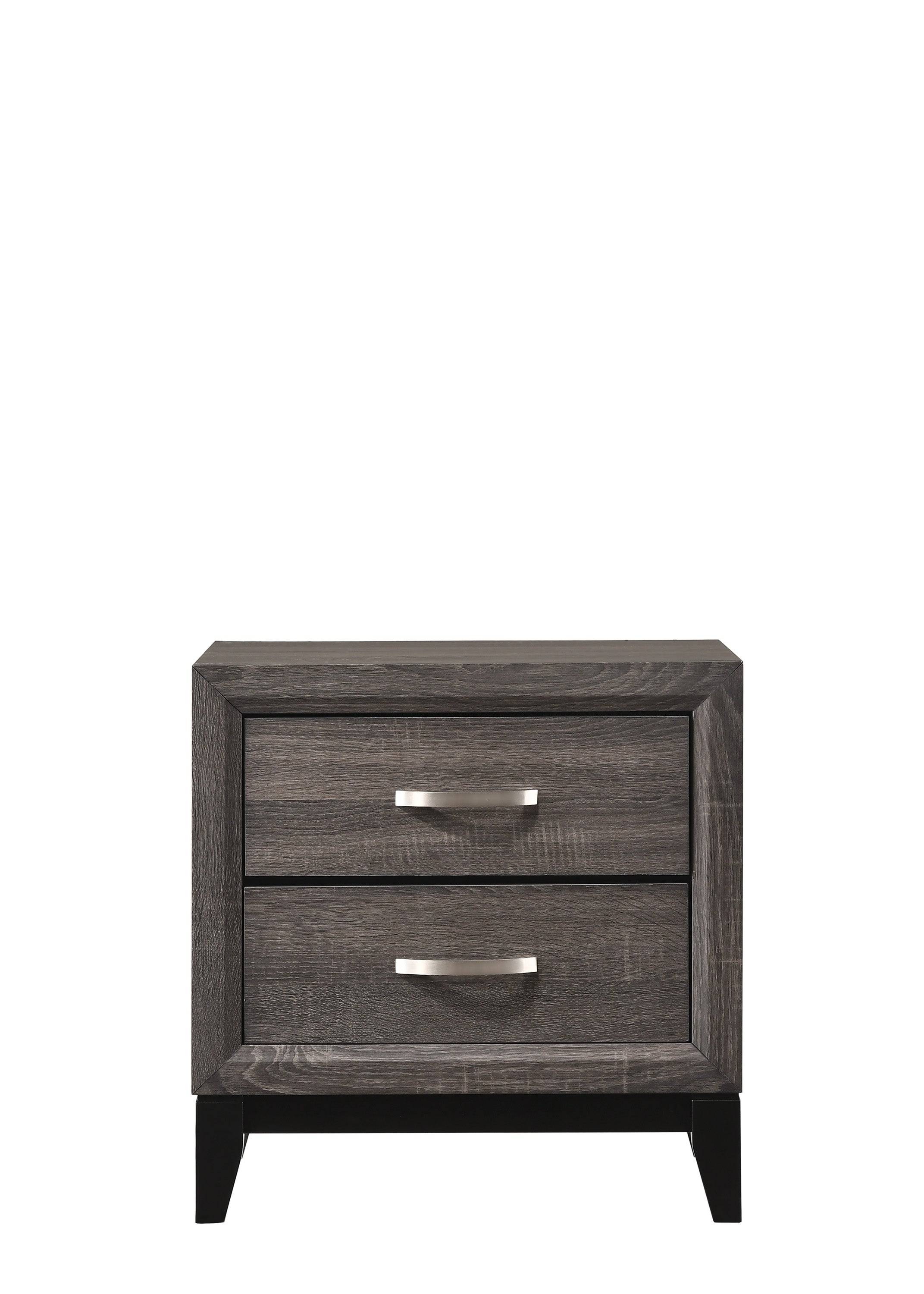B4620 4 pc Akerson gray panel look wood grain queen bedroom set