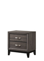 B4620 4 pc Akerson gray panel look wood grain queen bedroom set