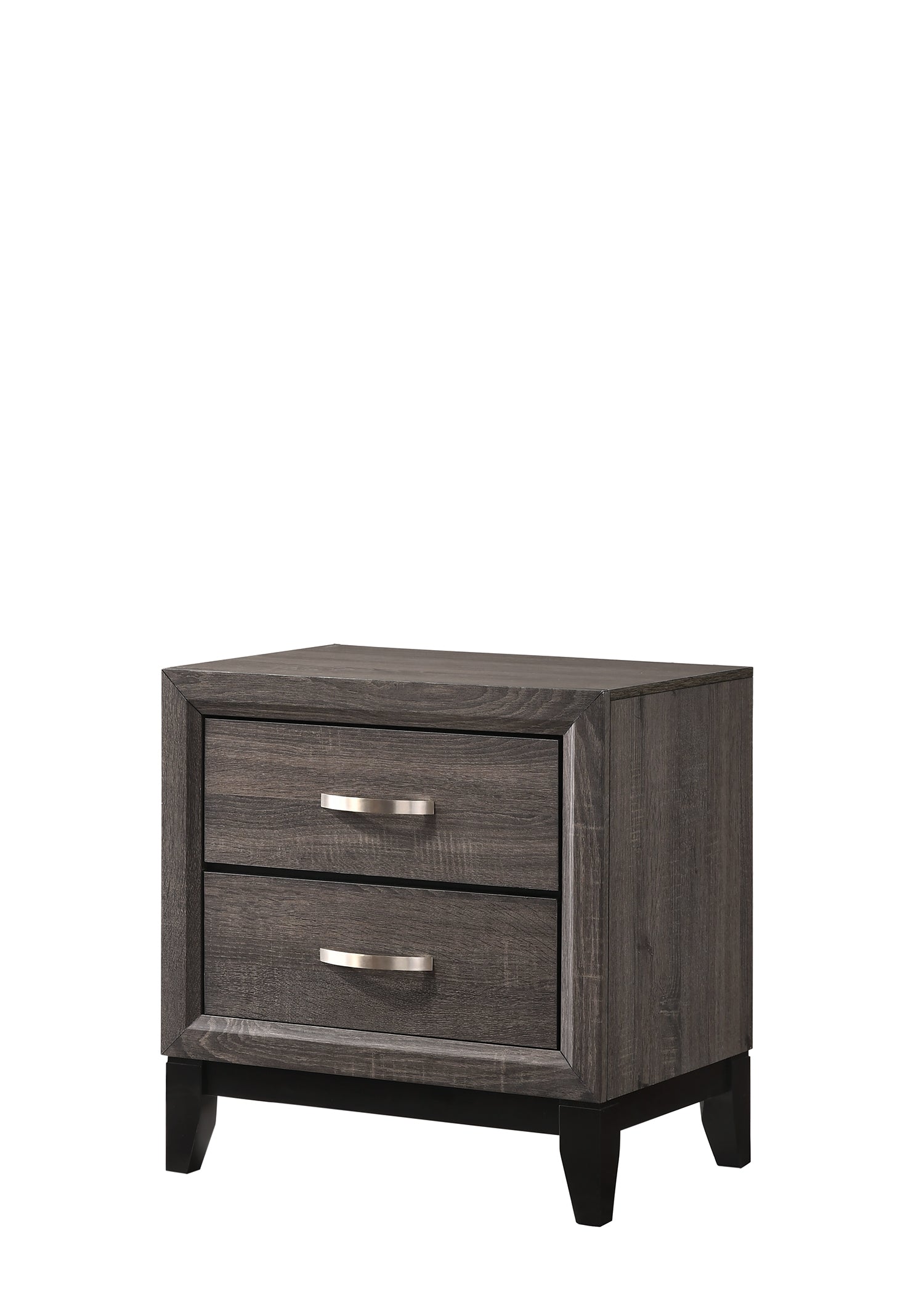 B4620 4 pc Akerson gray panel look wood grain queen bedroom set