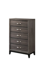 B4620 4 pc Akerson gray panel look wood grain queen bedroom set