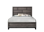 B4620 4 pc Akerson gray panel look wood grain queen bedroom set
