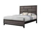 B4620 4 pc Akerson gray panel look wood grain queen bedroom set