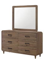Nyomi 4-Piece Light Brown Wood Mid-Century Modern Queen Bedroom Set – B4922