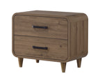 Nyomi 4-Piece Light Brown Wood Mid-Century Modern Queen Bedroom Set – B4922