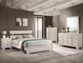 B6982 4 pc Atticus off white weathered finish wood queen bedroom set